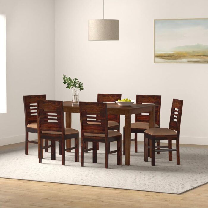 Wiprowood Shri Karni Handicraft Wooden Dining Chairs Only | Wooden Din... - Image 2