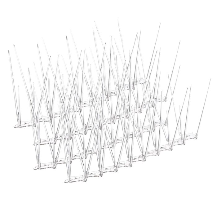 Kuber Industries Pack of 6 Transparent Bird Spikes for Pigeon Control ... - Image 1