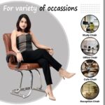 GOYALSON Home Exclusive Visitor Study Reception Chair with arm Rest an... - Image 4