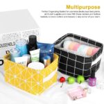 XAMILE Foldable Mini Square Storage Basket - Set Of 5 Small Collapsibl... - Image 4