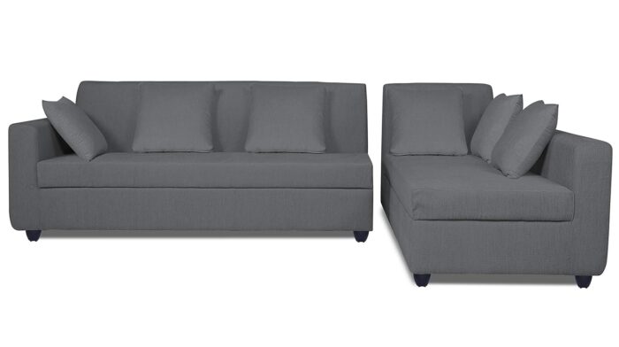 Adorn India Rio Decent L Shape Right Side Handle 6 Seater Corner Sofa ... - Image 5