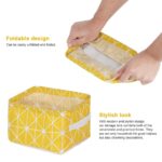 XAMILE Foldable Mini Square Storage Basket - Set Of 5 Small Collapsibl... - Image 3