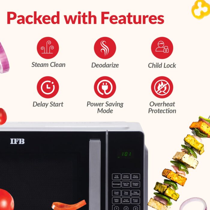 IFB 24 L Solo Microwave Oven (24PM2S, Stainless Steel Cavity with 69 I... - Image 4