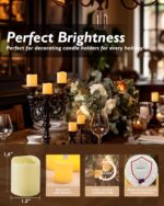 Homemory Flameless Votive Candles, 24PCS Flickering Battery Operated L... - Image 4