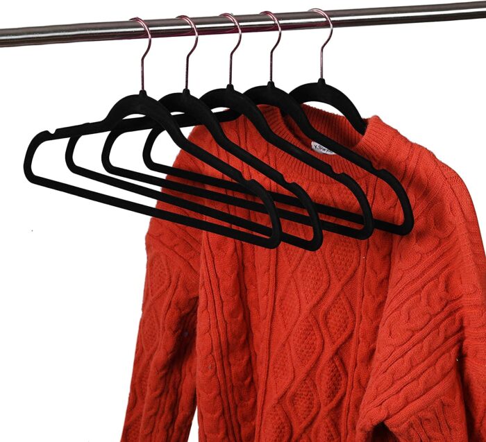 STAR WORK - Velvet Hangers Non-Slip Velvet Hangers Premium Suit Hanger... - Image 6