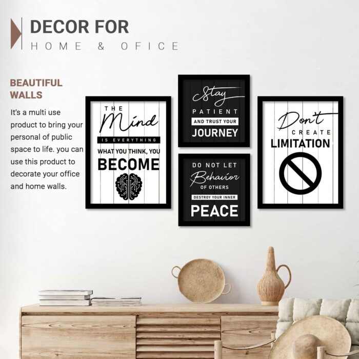 KOTART - Motivational Quotes Framed Posters For Home And Office Wall D... - Image 4