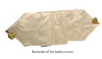 VIREO- Jacquard Silk Table Runner 13" X 70" 1 Pc (Pink) - Image 4