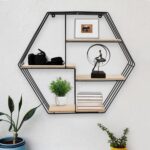The Better Home Five Compartment Wall Hanging Shelf - Rhombus|Wall She...