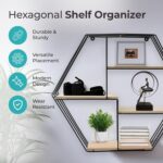 The Better Home Five Compartment Wall Hanging Shelf - Rhombus|Wall She... - Image 4
