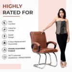 GOYALSON Home Exclusive Visitor Study Reception Chair with arm Rest an... - Image 6