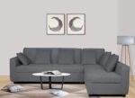 Adorn India Rio Decent L Shape Right Side Handle 6 Seater Corner Sofa ...