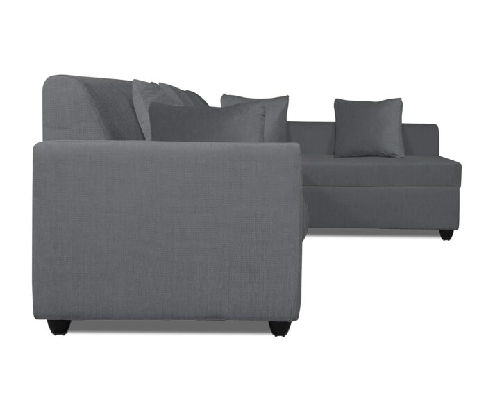 Adorn India Rio Decent L Shape Right Side Handle 6 Seater Corner Sofa ... - Image 8