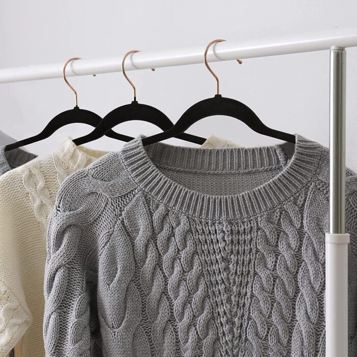 STAR WORK - Velvet Hangers Non-Slip Velvet Hangers Premium Suit Hanger... - Image 2