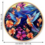 Livin'luxe paintings Loving couple Bird modern art Premium Sparkle lam... - Image 6
