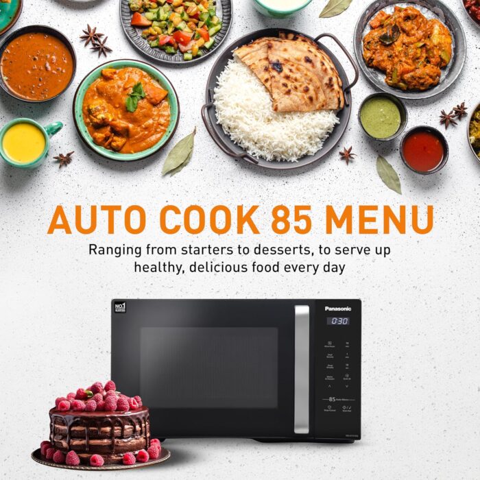 Panasonic 25L Solo Microwave Oven (NN-ST310QBFG, Black, 85 Auto Cook M... - Image 2
