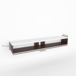 ESTANTERIA White Walnut, Stunning 17 mm Thickness Engineered Wood TV E... - Image 3