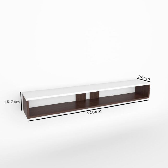 ESTANTERIA White Walnut, Stunning 17 mm Thickness Engineered Wood TV E... - Image 3