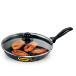 Hawkins Futura 24 cm Frying Pan, Non Stick Fry Pan with Glass Lid, Fry...