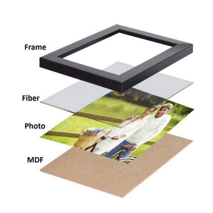 Stuthi Arts A4 Size Wood Wall MDF Photo Frame (Black,12 Photos, Docume... - Image 3