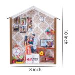 PRASA ART Unique Wooden House Shape Wall Mount Customised 3D Photo Fra... - Image 5